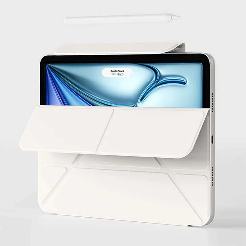 Magnetic Folio for iPad 2024 Pro 11 M4 Case Air 11 M2 Pro 129 13 inch Stand Cover iPad Pro 11 2022 Air 5 4th Generation Clamp H251210