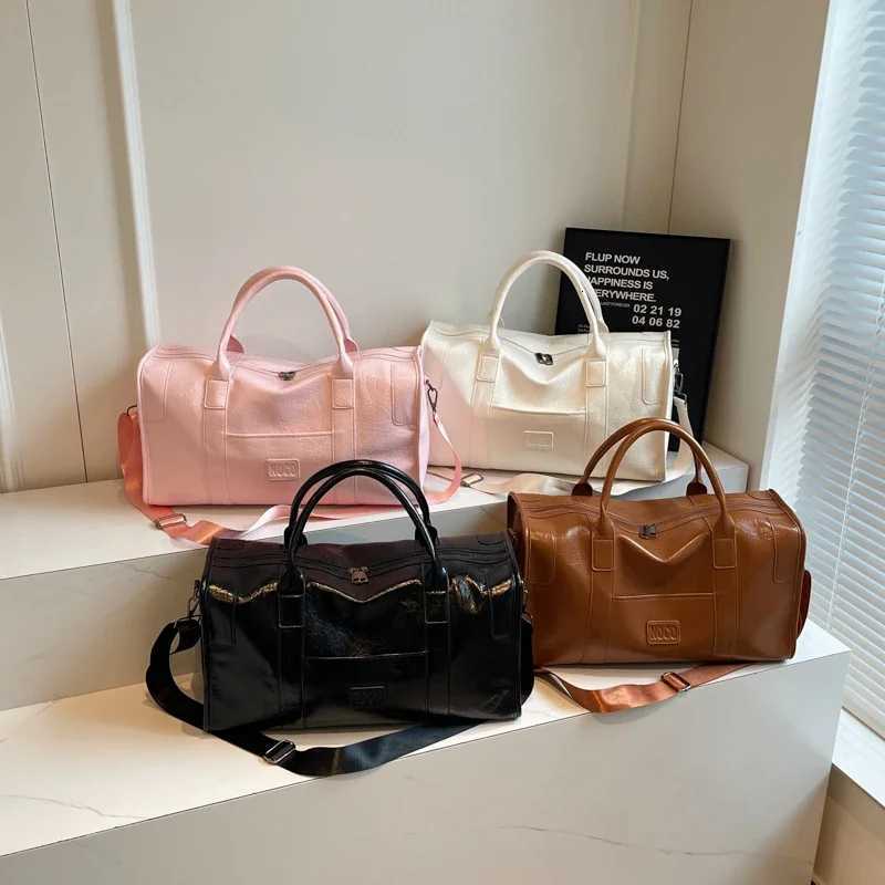 PU Large Capacity 2024 High Quality Travel Handbag Solid Color Zipper Popar Fi Shoder Bag Soft Versatile Crossbody Bag Y251209
