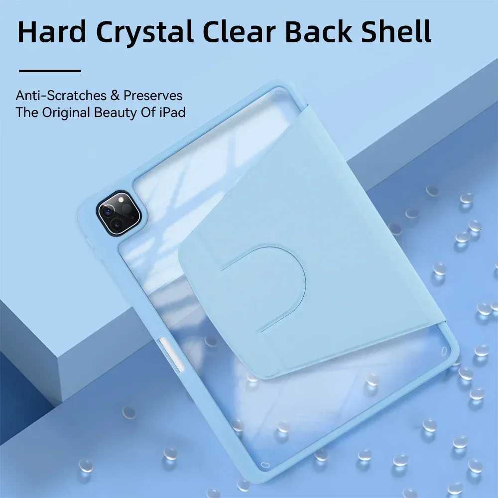 2025 New For iPad Pro M5 11 13 inch Tablet Case 360 Rotation For iPad A16 11 10 th Air 7 6 5 4 M3 Mini7 A17 Pro 11 13 M4 Funda H251210