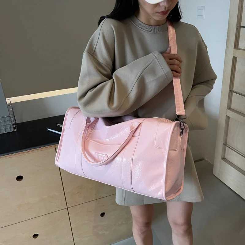 PU Large Capacity 2024 High Quality Travel Handbag Solid Color Zipper Popar Fi Shoder Bag Soft Versatile Crossbody Bag Y251209