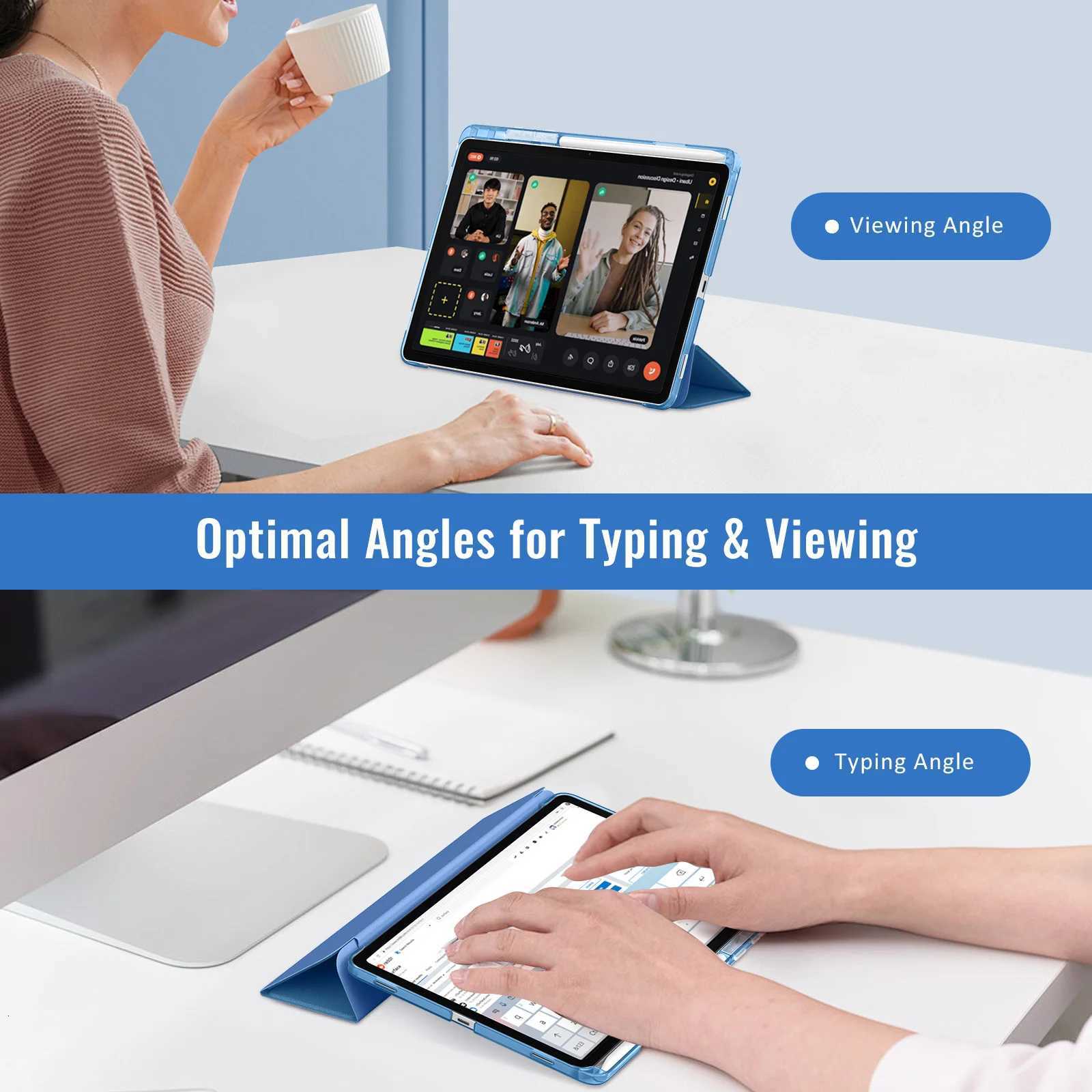 MoKo for Galaxy Tab S11 Case 11 Inch 2025 SM-X730/SM-X736B with S Pen HolderSlim Light Trifold Protective PC Cover H251210