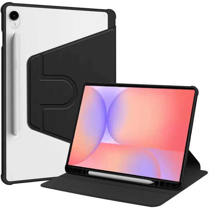For Galaxy Tab S10 Lite 109 inch 2025 Case 360 Rotating Acrylic Stand Tablet Funda SM-X400 X406B Cover with pen slot H251210