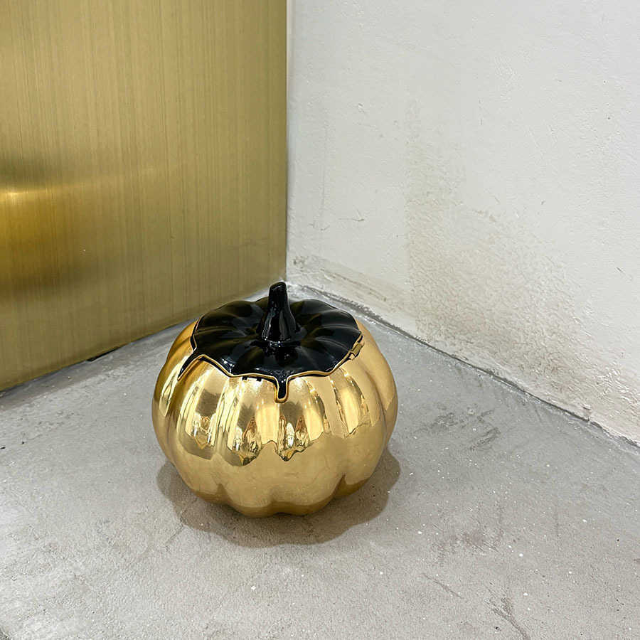 Metallic Creative Pumpkin-Shaped Box Bag Glossy Exquisite Small Niche Design Clutch Crossbody Bag