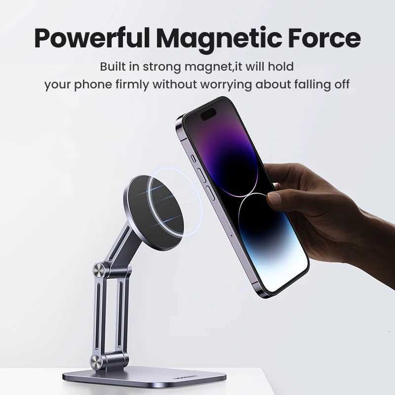 NewUGREEN Magnetic Phone Holder Aluminum Cell Phone Stand For iPhone 16 15 14 Pro Mobile Phone Holder C251210