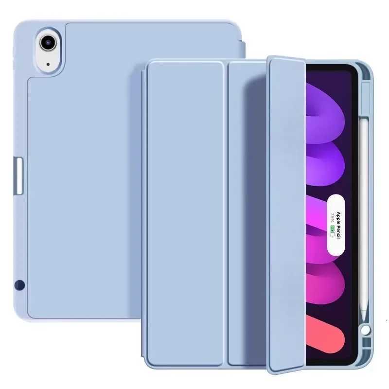 Smart Cover For iPad Mini 7 Case A2993 A2996 Silicone Cover with Pencil Holder for iPad Mini 6 Case 83 inch Tablet Funda Capa H251210