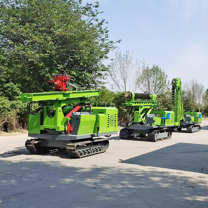 Leading Performance 2-6m Crawler DTH Piling Driver | Earth Screw Pile Machine Value Price