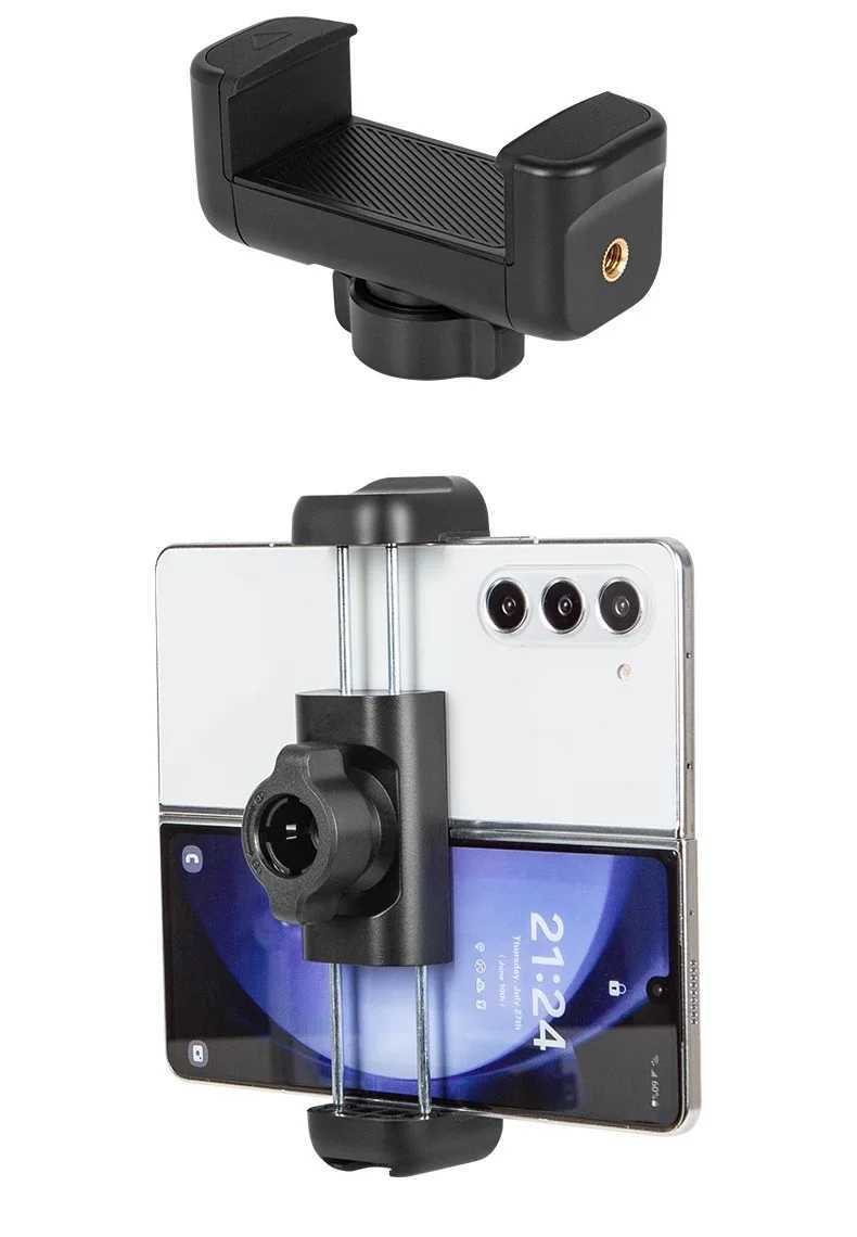 Bonola Vacuum Phone Holder with Clip for Car 360 Adjustable Suction Cup Car Phone Mount Captible Big Size Cellphone Foldable C251210