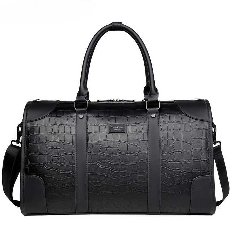 Fi Handbag Bag Men Business Travel Tote Luxury Alligator PU Leather Lage Bag With Shoder Strap Crossbody Bags Duffle Y251209