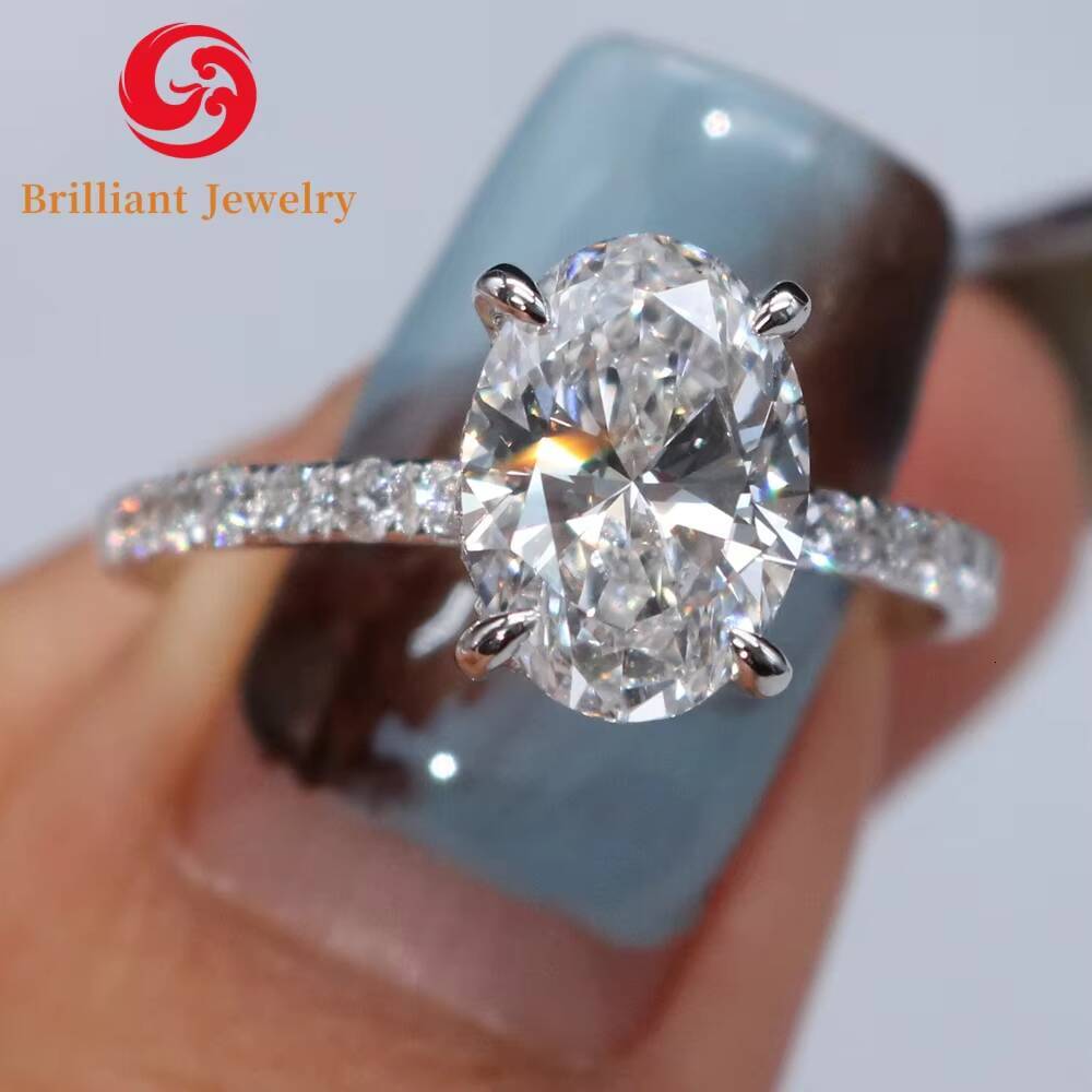 Trendy 2026 Luxury Diamond Jewelry IGI Certified HPHT CVD 2CT 3CT 5CT VVS Lab Grown Diamond Ring for Women Engagement Wedding
