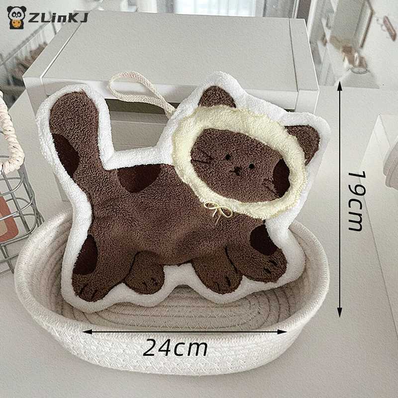 1Pcs Cartoon Hand Towel Quick Drying Simple Pattern Quick Drying Hand Towel For Kitchen Bathroom C251210