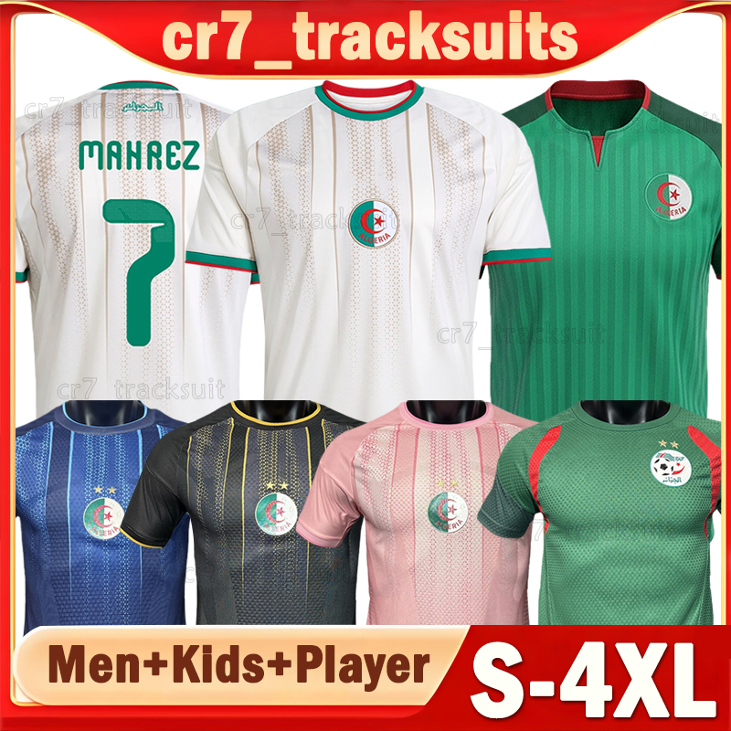 XXXL 4XL 2026 Algeria national football team Soccer Jerseys AMOURA AOUAR BOUNEDJAH 26 27 Algerie Football Shirts MAHREZ ZERROUKI HADjAM MANDI ZORGANE kids kits sets