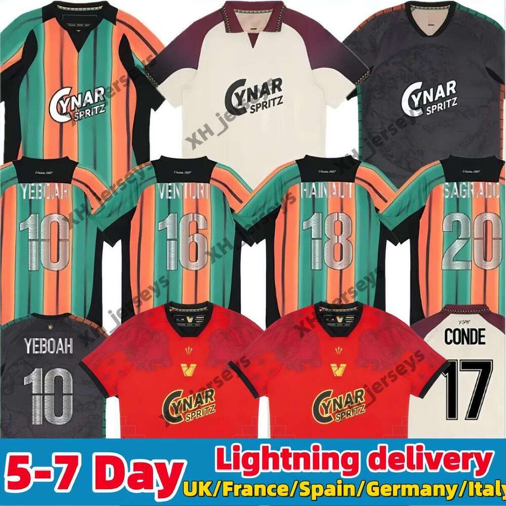 25 26 Gold soccer Jerseys FC 2025 Black jersey football shirt Jersey de Venezia goalkeeper maglie calcio