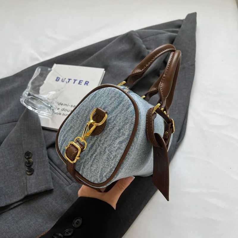 Denim low Bag Fi Handbag Casual Versatile Cmuter Shoder Messenger Bag Y251209