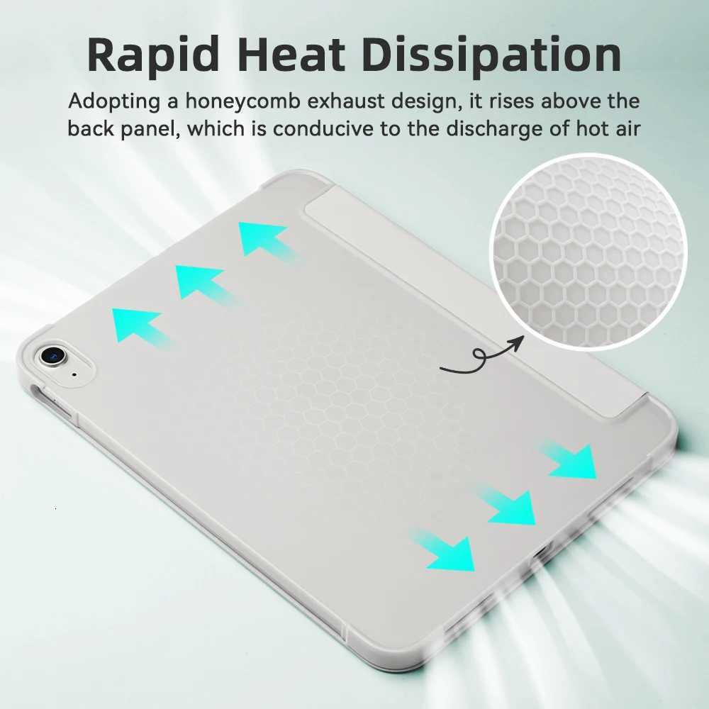 For iPad Mini 6 7 iPad Pro 11 M4 iPad Air 11 M2/M3 10th A16 for Air 5/6/7/8 102 97 109 Shockpro Case with Side Pencil Holder H251210