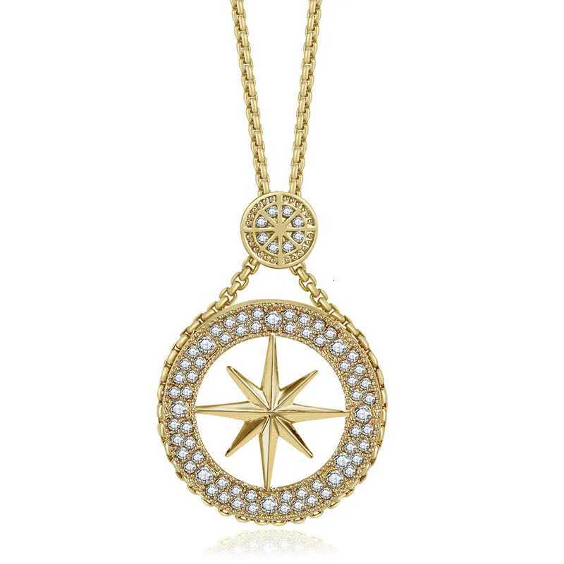 Wans Eight-pointed Star Pendant Long Necklace for Wan Gift Fashion Gold Color Sweater Chain Jewelry Y251210