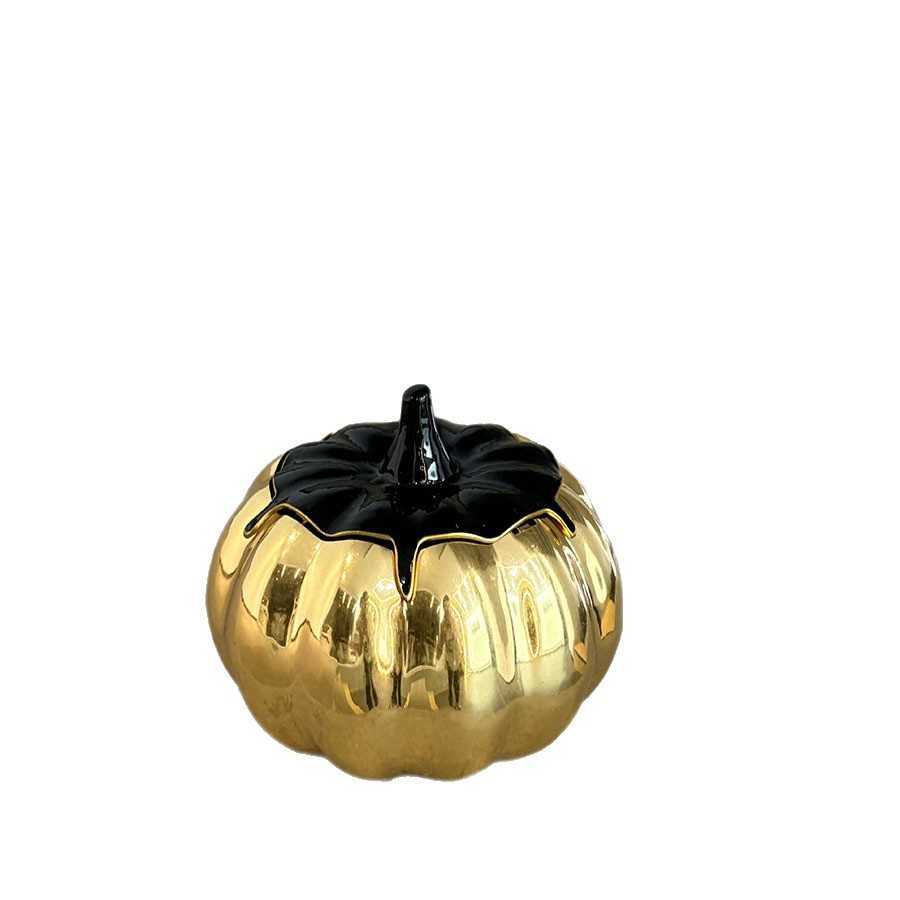 Metallic Creative Pumpkin-Shaped Box Bag Glossy Exquisite Small Niche Design Clutch Crossbody Bag