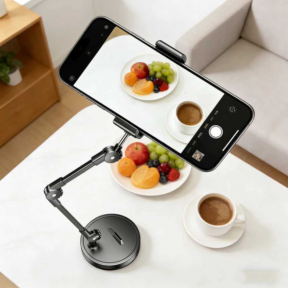 Phone Holder Folding Mti-Angle Long Lazy Cell Phone Stand Bedside Desktop Mobile Phone Bracket for iPhone C251210