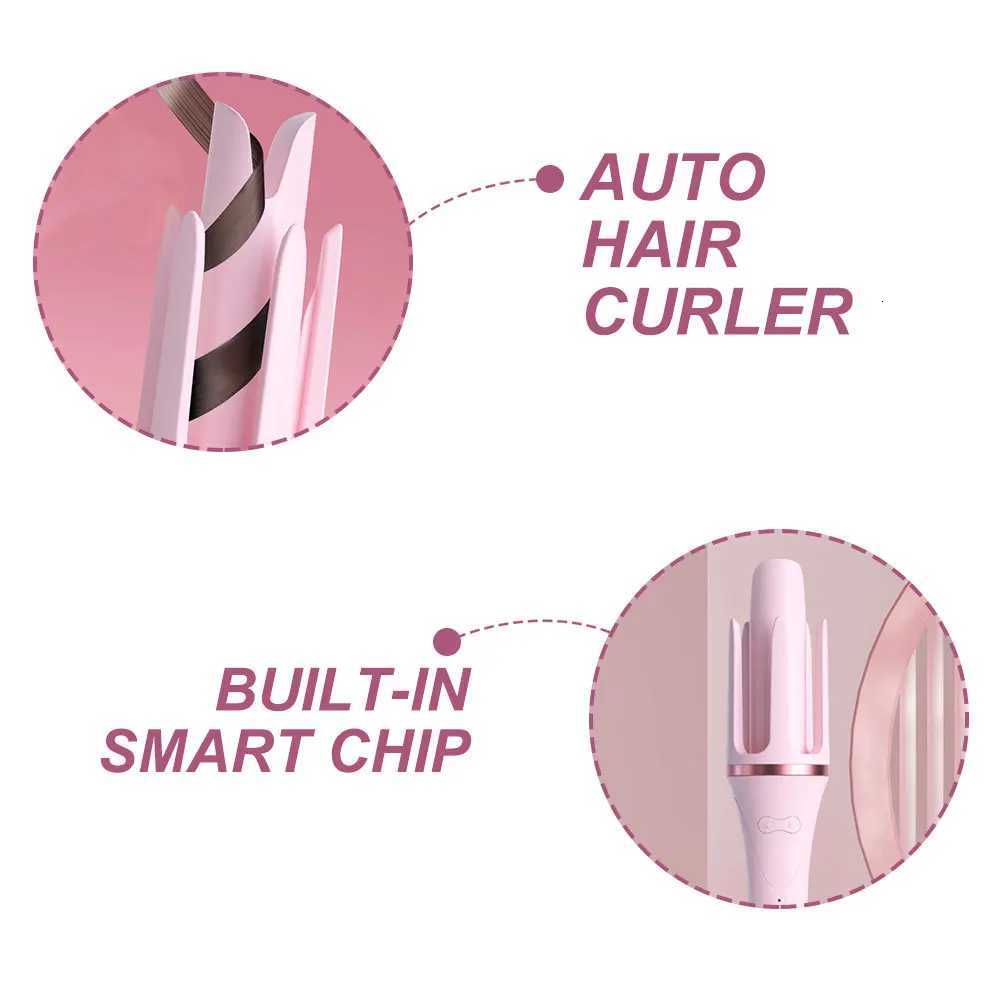 Automatic Hair Curler 30S Auto Shut-Off Wear-Resistant Electric Curling Wand For Home Salon Portable Styling ToolT251210