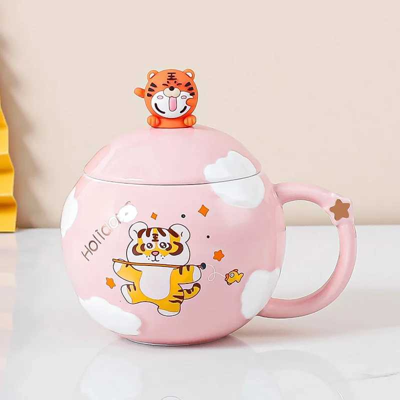 Creative Cartoon Planet Mug Cute Astronaut Ceramic Mug Gift Souvenir Mug C251210