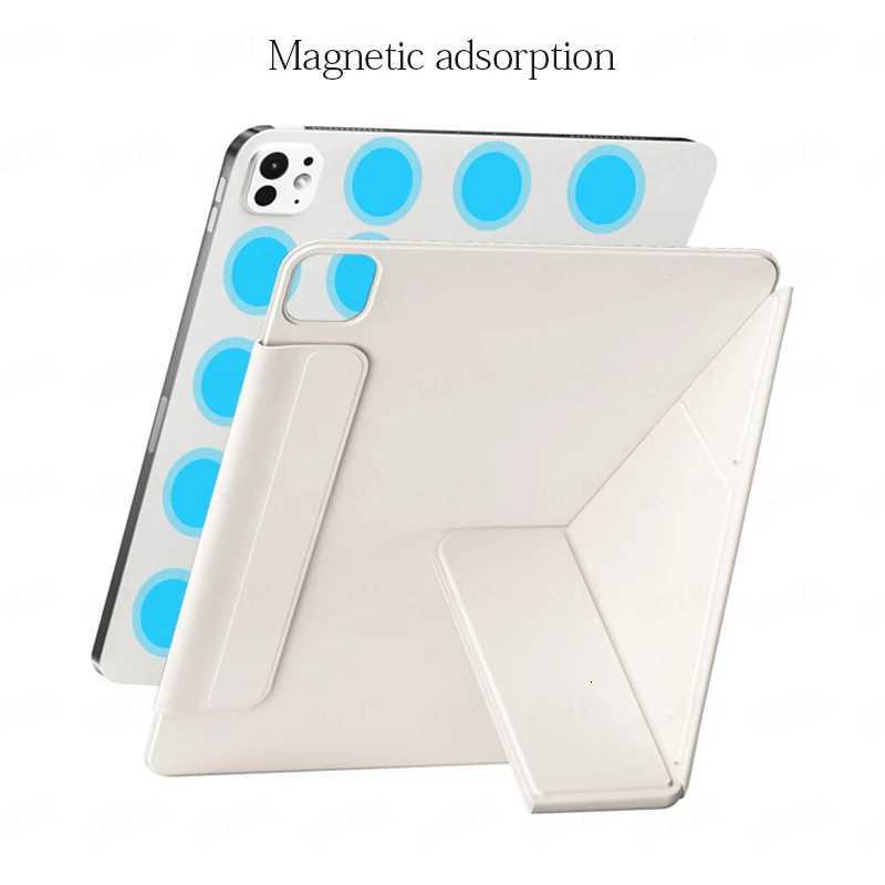 Magnetic Folio for iPad 2024 Pro 11 M4 Case Air 11 M2 Pro 129 13 inch Stand Cover iPad Pro 11 2022 Air 5 4th Generation Clamp H251210