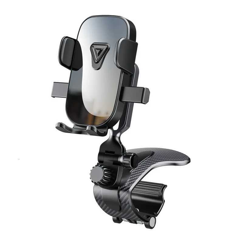 Car Phone Holder Mount for Dashboard 1800 Rotating Cell Phone Holder for Car Universal GPS Navigation Big Clamp Car Phone Mount C251210
