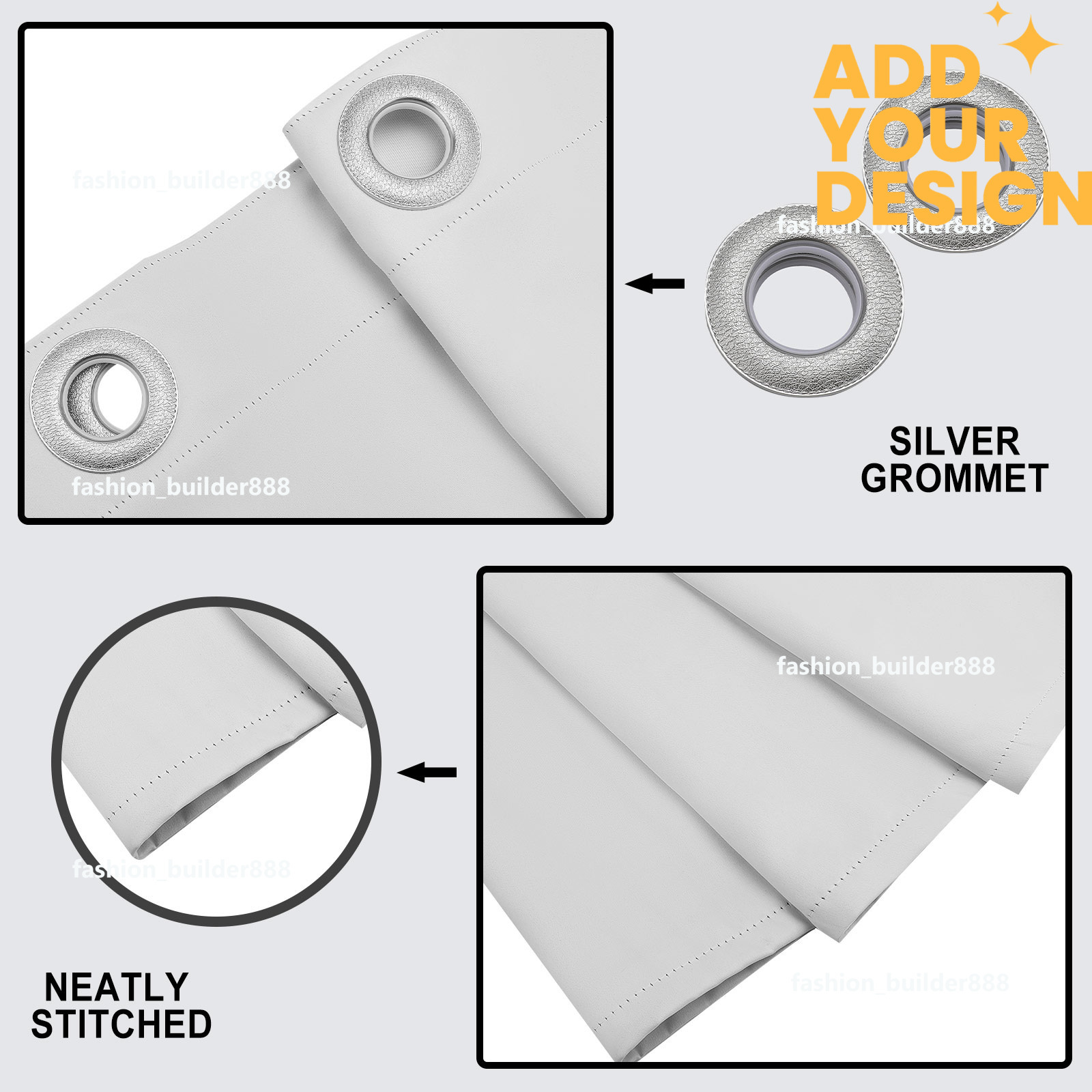 Custom Designer H Blackout Curtain for Bedroom 52x72 inch Long 2 Panels Luxury Horse Pattern Darkening with Grommet Insulated Blinds Privacy for Livin