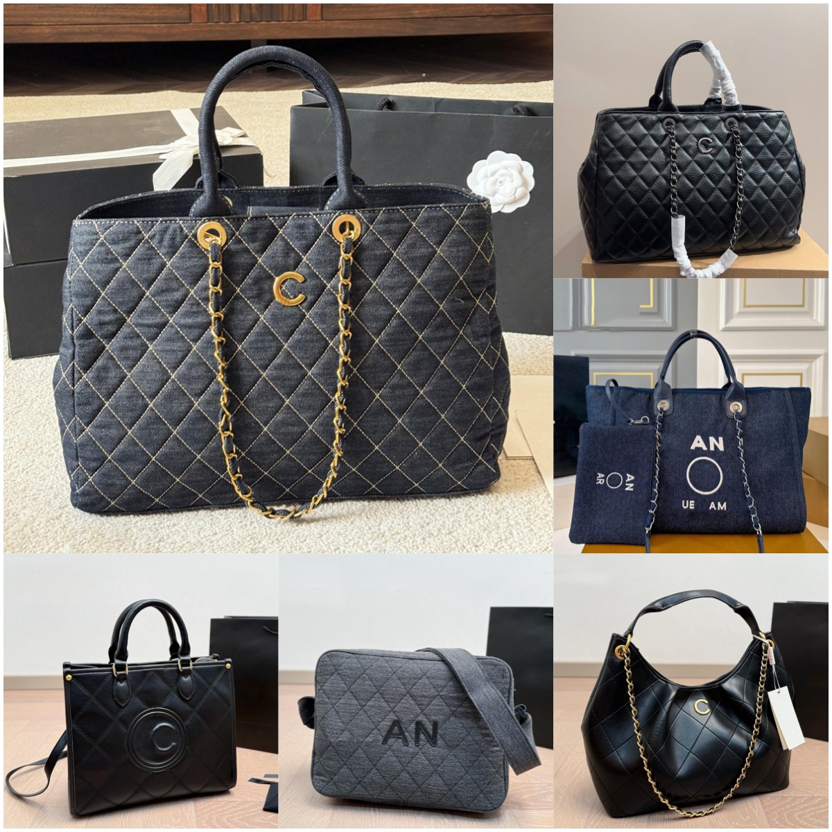 cc tote bag designer bag denim luxury beach Luxury Designer Bag large capacity designers tote bags for women handbags purses bags designer women bag woman handbag