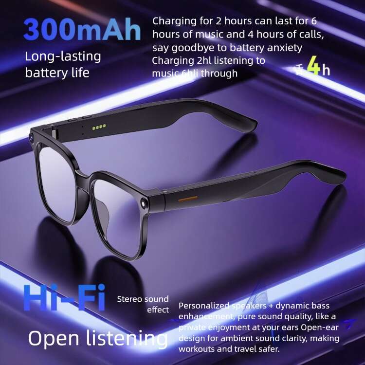 Famous Brand HD designer Sunglasses Pixel Camera Video Clear Audio Recording AI Voice Translation Smart Glasses
