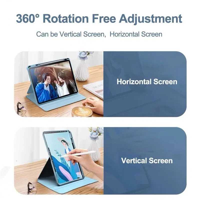 360 Rotating Tablet Case for Galaxy S10 S9 tra 146 S8 S7 FE A9 Plus A8 A7 S6 Lite 87 Flip Cover with Pen Holder H251210