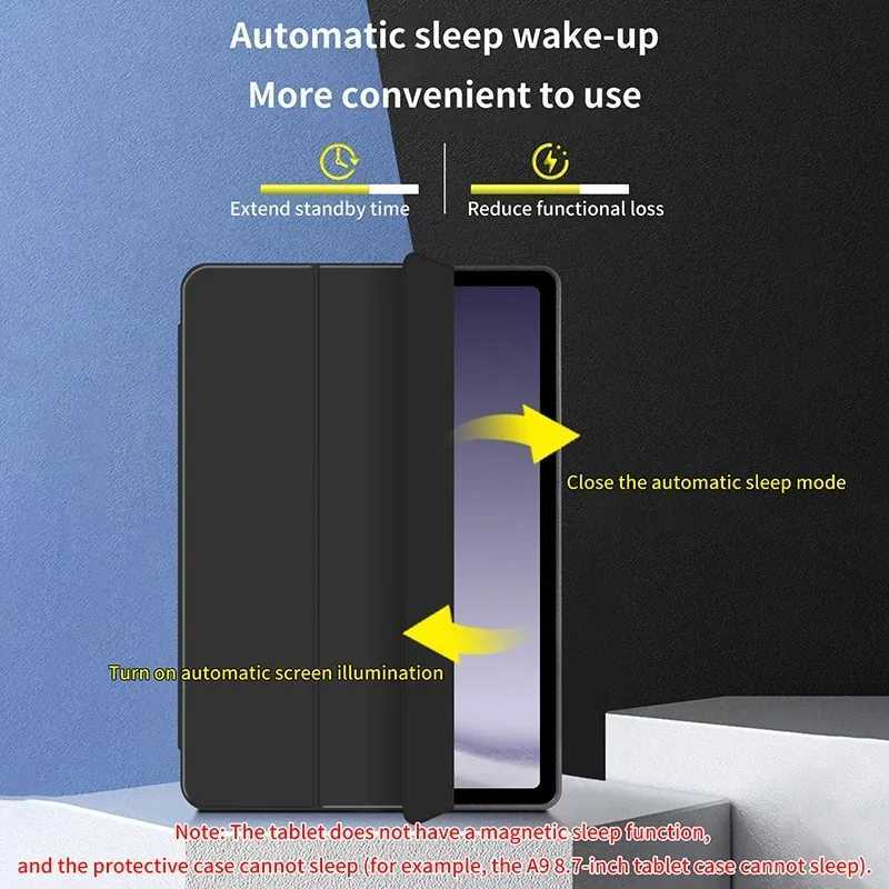 2025 New for Galaxy Tab A11 Plus A9 2025 S11 S10 Lite FE Case 11 Flip Stand Magnetic Soft Liquid Silicone Back Cover H251210