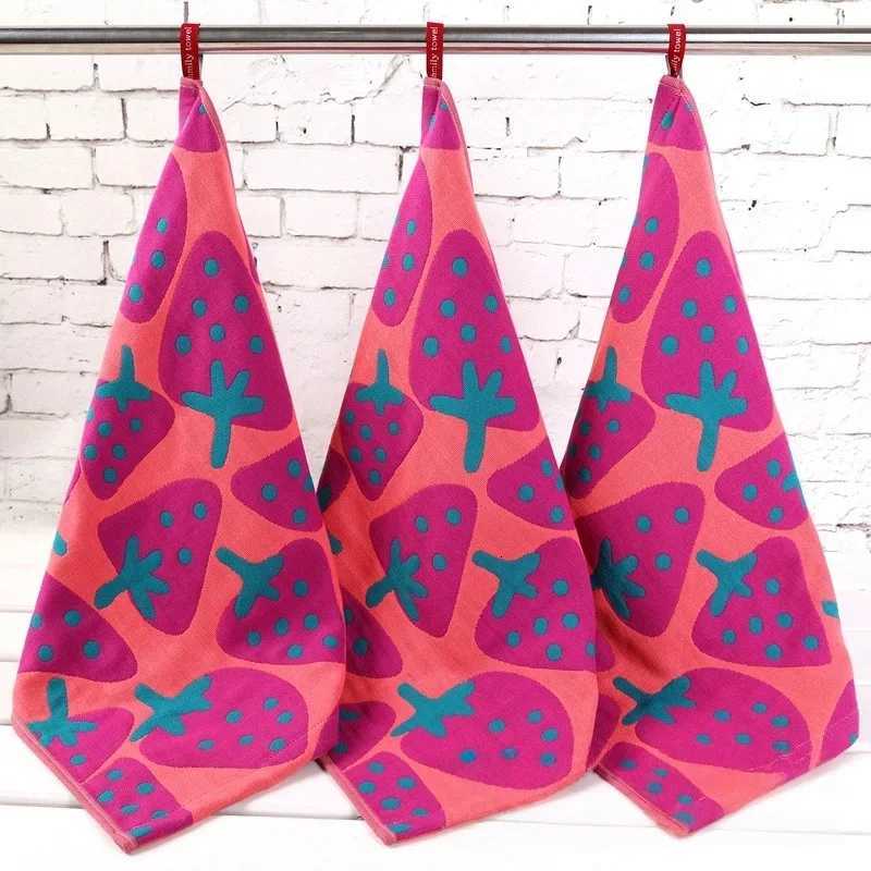 3/1Pcs Useful Towel Square Face Towel Strong Water Absorption Small Pure Cotton Wipe Hands Soft Absorbent Kitchen Square Scarf C251210