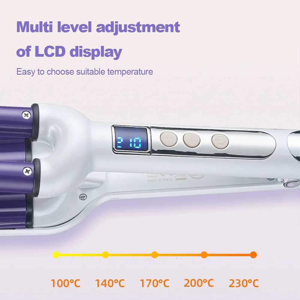 Three-tube Electric Curling Iron Water Ripple Temperature Regulation Egg Roll Curling Iron Perm and Hair CurlerT251210