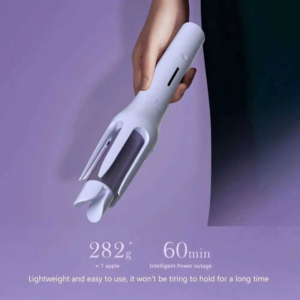 32MM Auto Rotating Ceramic Hair Roller Ceramic Material Electric Professional Curling Iron Auto Rotating Professional GradeT251210