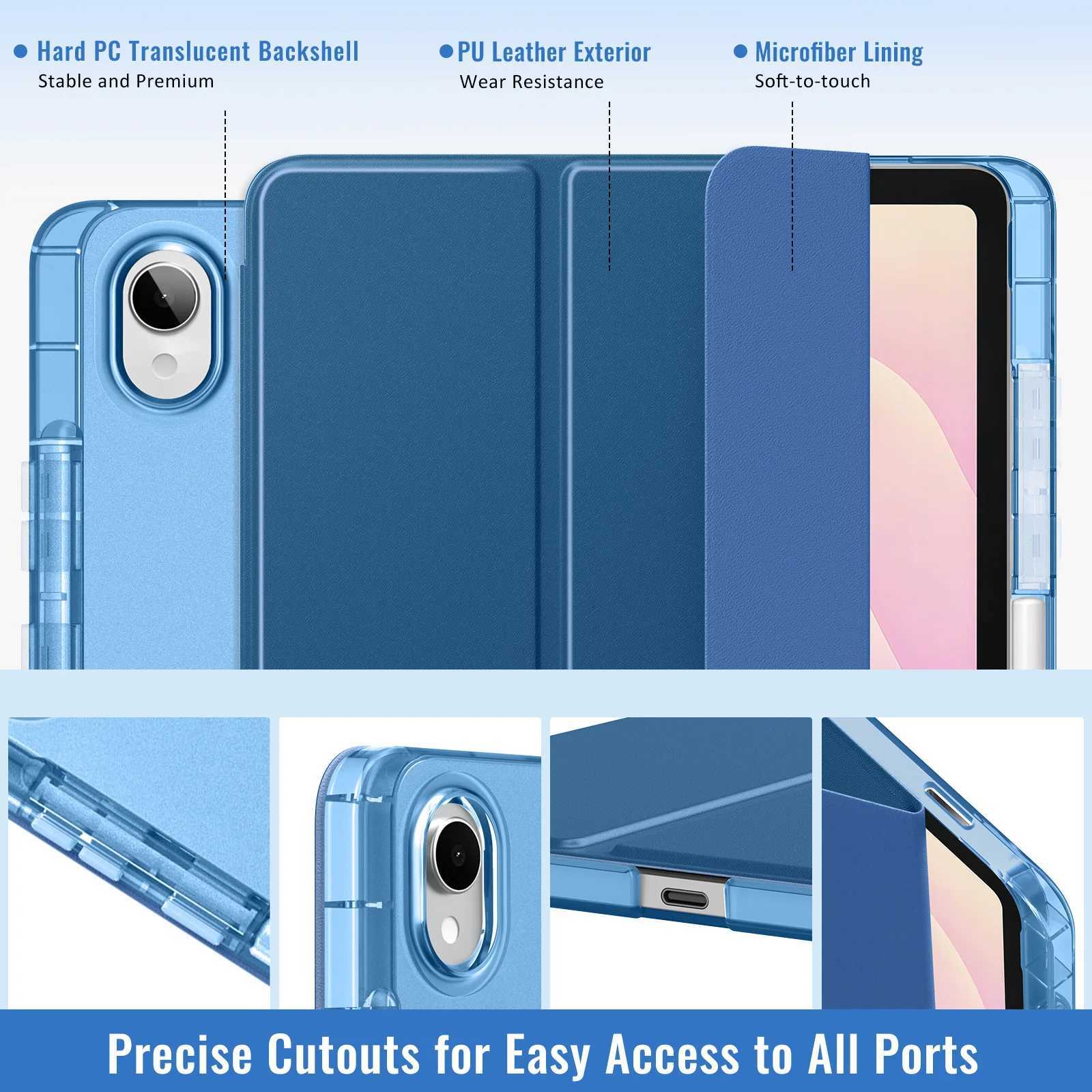 MoKo for Galaxy Tab S11 Case 11 Inch 2025 SM-X730/SM-X736B with S Pen HolderSlim Light Trifold Protective PC Cover H251210