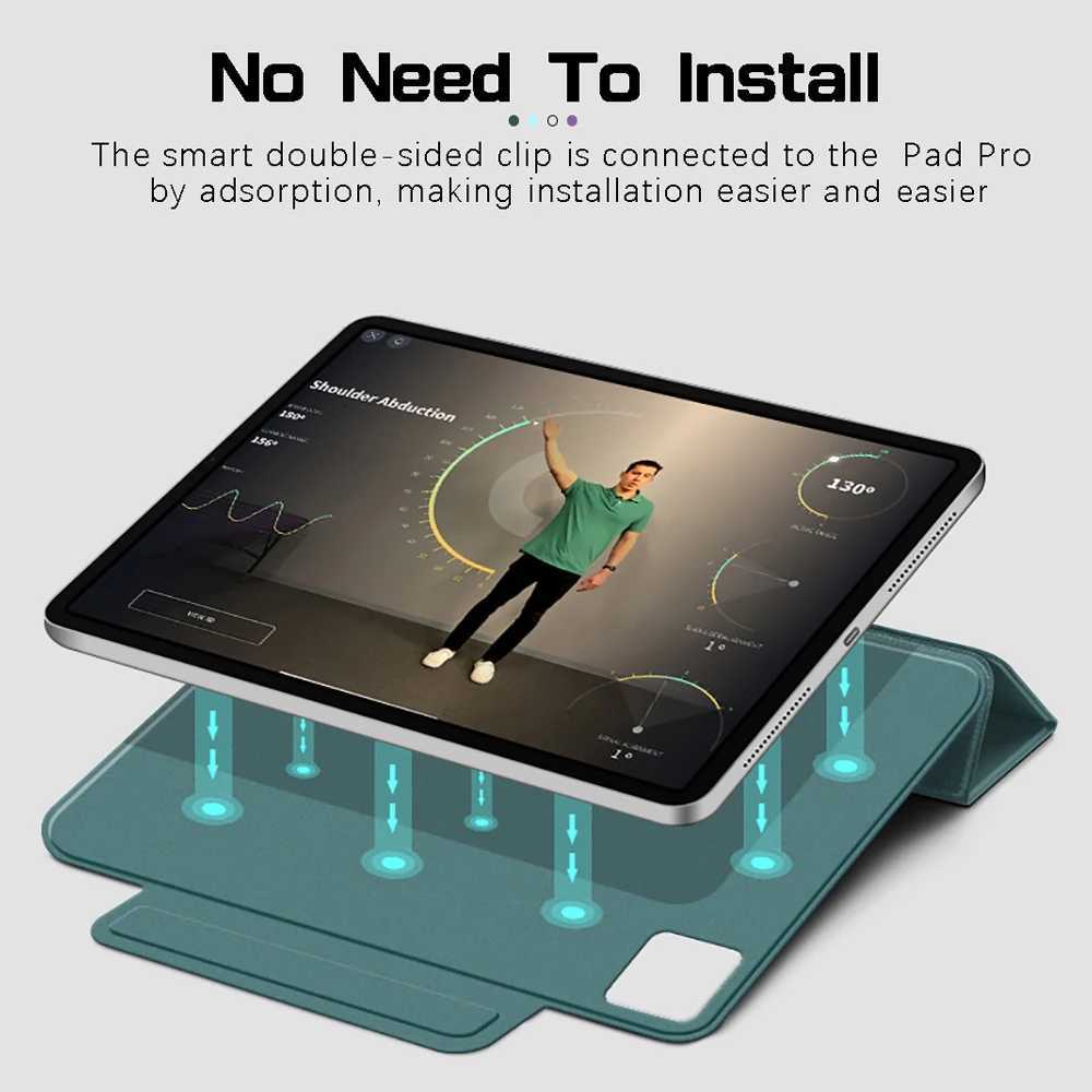 For iPad Pro 13 129 Case 2021 M1 iPad Pro A16 2025 M3 iPad Air 11th 10/9/8/7 Case Mini A17 6 2024 Magnetic Case Air 13 2024 H251210