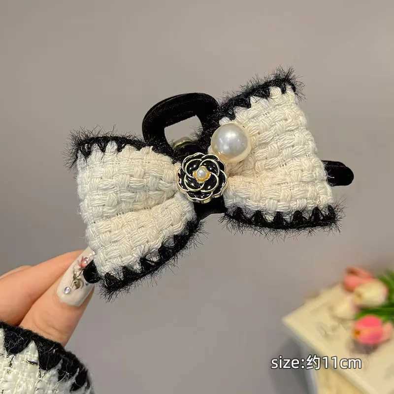 New Fabric Bow Hair Cls for Wen lia Shark Clip HairpinsTemperament band Hair Clip Fashion Korean Hair Accories Y251210
