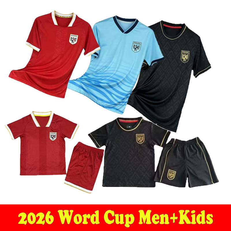 2026 Panama Soccer jerseys 26 27 World Cup Home Jersey Authentic white national Panama Football Shirts Men Kids Kit