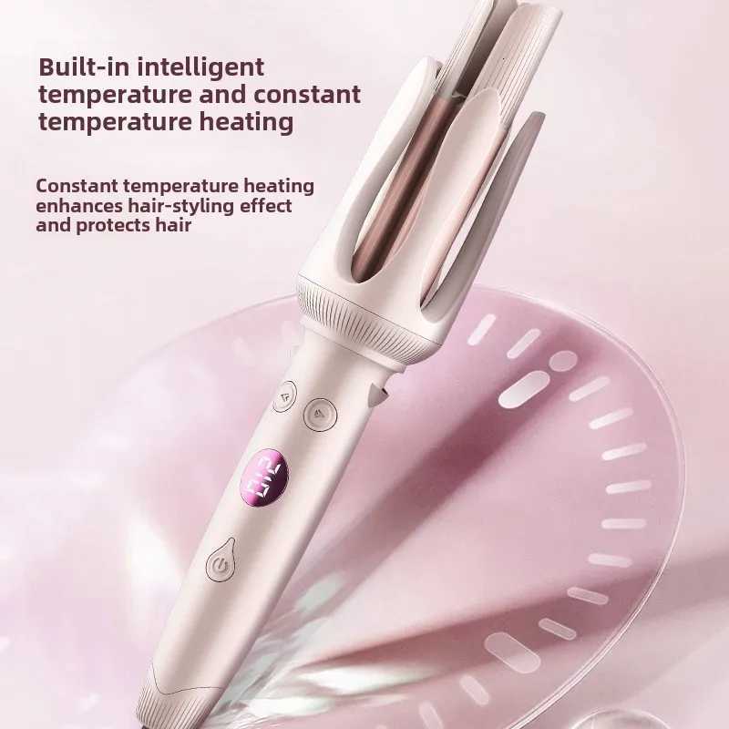 Advanced Hair Curling Iron New Hair Curler with LED Display Anti-Tangle Auto-Off Protable Curling Wand for Home and Travel UseT251210