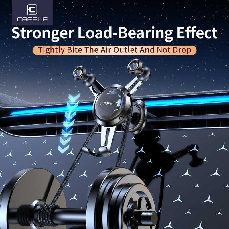 CAFELE Gravity Car Phone Holder Air Vent Hook Mount Mobile Cell Stand GPS for iPhone Universal Bracket in Car C251210