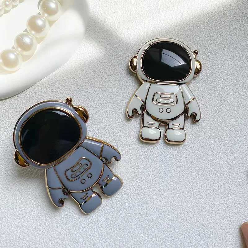 1pc Luxurious Astronaut Style Folding Stand Phone Holder Table Adjustable Cpact and Durable PC Material Non-Waterproof C251210