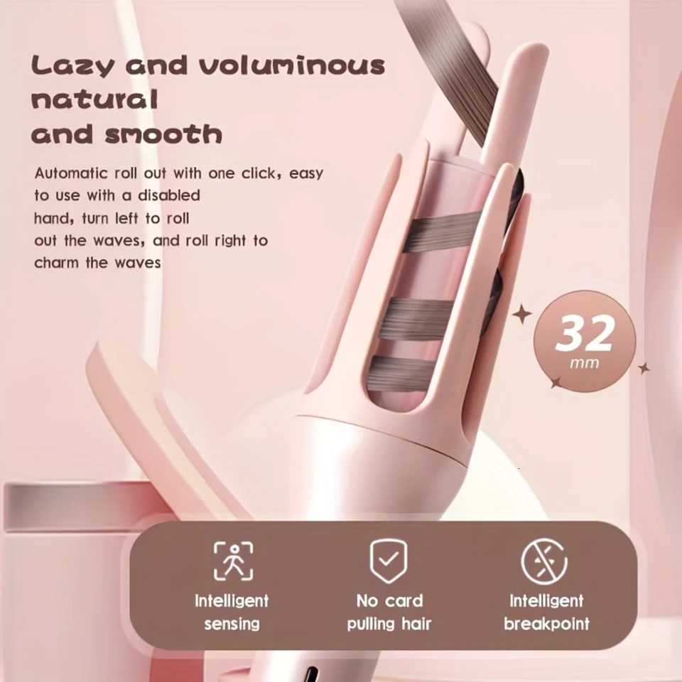 Fully Automatic Curling Rod For Perm Large Curls Large Waves Bangs Curling Machine No Harm To Hair Negative Ion DormitoryT251210