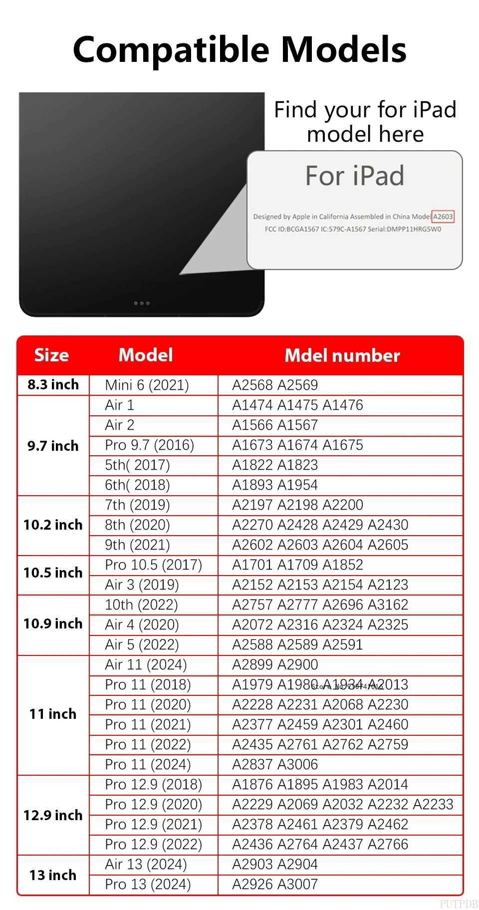 Case for iPad Air 1 2 3 4 5 6 Smart Cover with Pencil Holder iPad A16 97 102 7th 8th 9th 10th 109 Pro 11 2024 case Funda Capa H251210