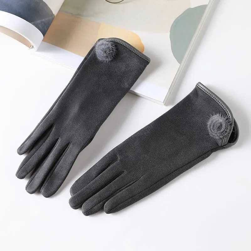 Gs Wens Winter Fashion Autumn and Winter Warm Gs Driving and Cycling Outdoor Touch Screen Gs Y251210