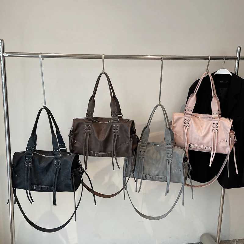 Relaxed Frosted Bag 2025 Autumn and Winter New Large-Capacity Cmuter Wens Shoder Tote Bag Crossbody Bag 02051JY Y251209