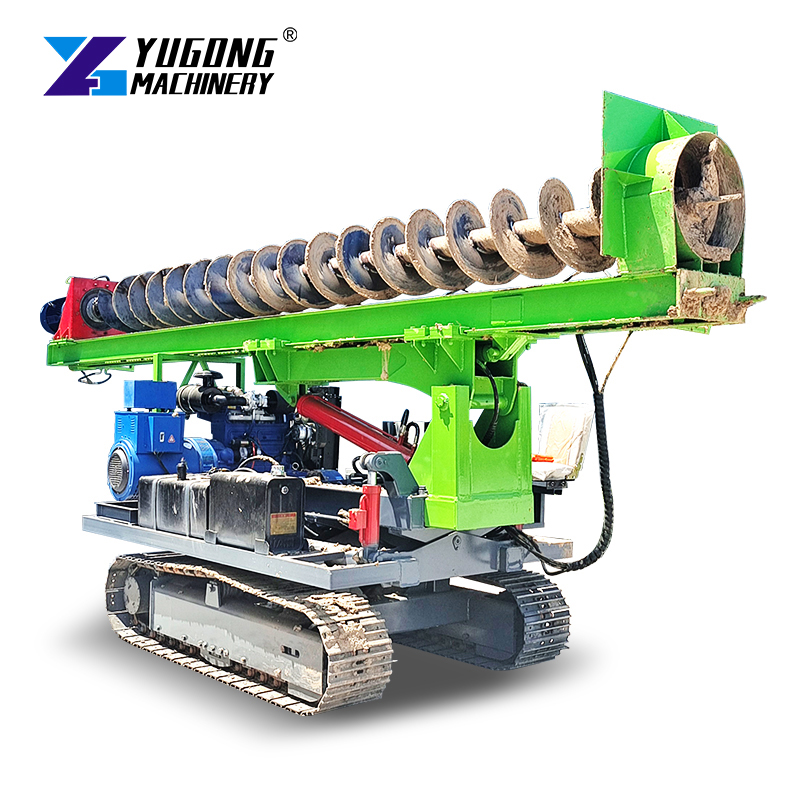 Leading Performance 2-6m Crawler DTH Piling Driver | Earth Screw Pile Machine Value Price