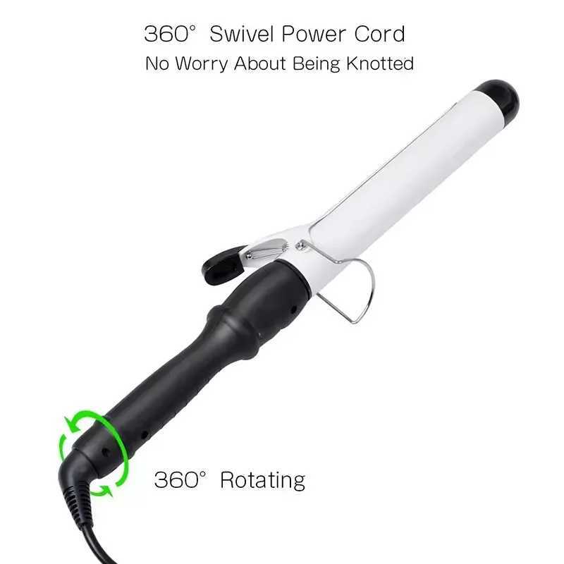 YAWEEN 32mm 38mm Electric Hair Curler for Women Professional Ceramic Curling Iron Adjustable Temperature Hair Styling ToolT251210