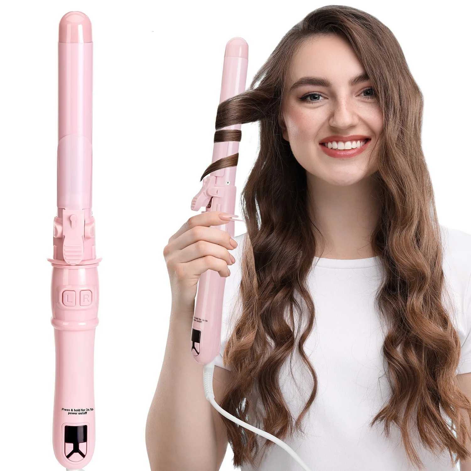 11-inch Automatic Rotating Curling Iron - LED Display Fast Heating Suitable for Long Hair Perfect Holiday Gift Hair StylingT251210