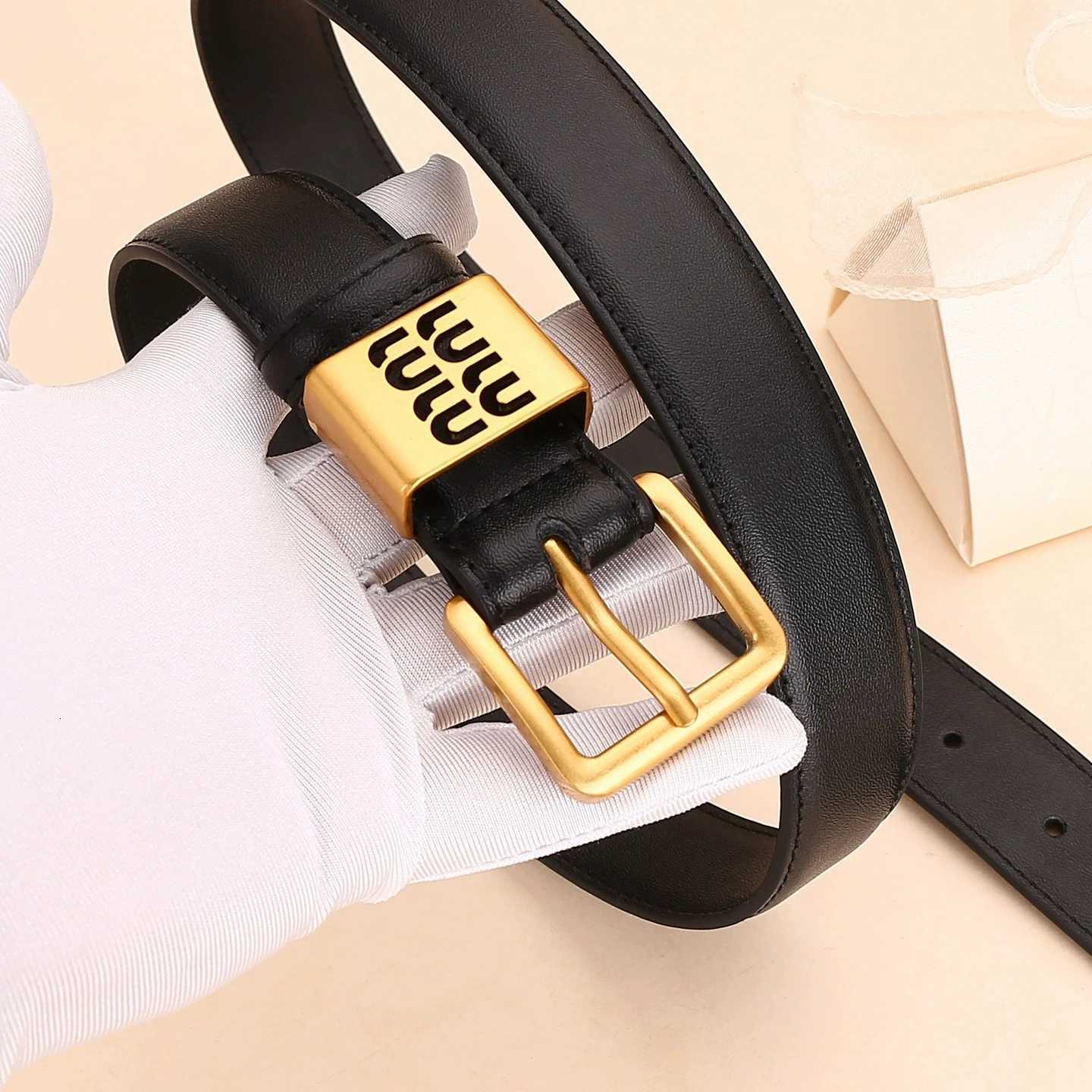 Luxury Genuine leather cowhide belt for women versatile decorative waist belt with a sense of design fashionable denim belt for ladie Y251210