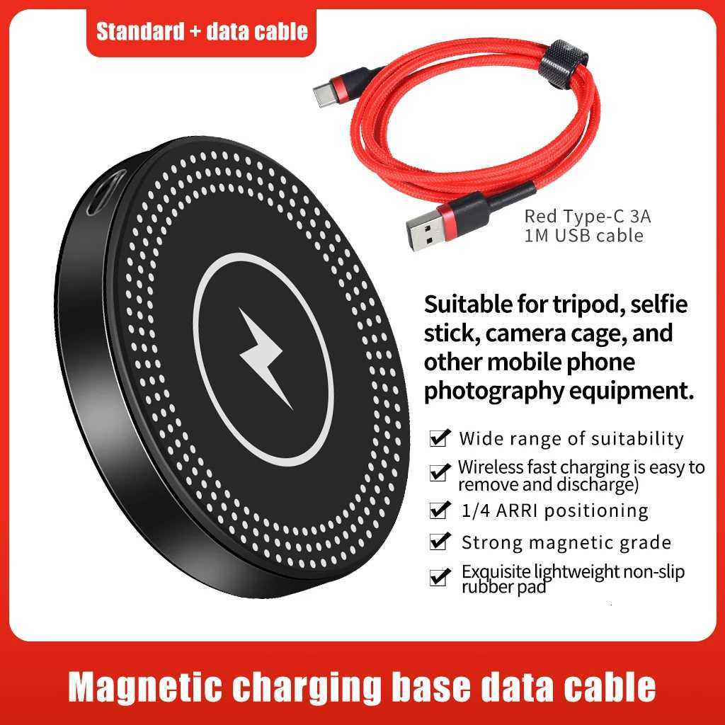 FEICHAO 15W Magnetic Wireless Charger Holder for iPhone 16 15 14 13 Pro Max for Phone Camera Cage Tripod Mount Adapter C251210