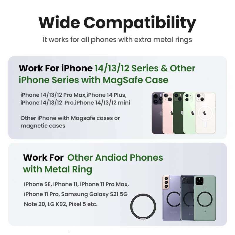 NewUGREEN Magnetic Phone Holder Aluminum Cell Phone Stand For iPhone 16 15 14 Pro Mobile Phone Holder C251210